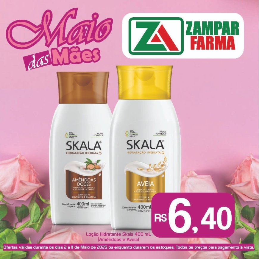 Ofertas dos dias 2 a 11 de maio na Zampar Farma