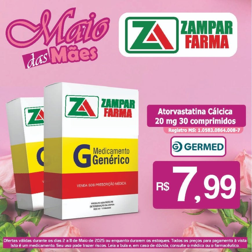 Ofertas dos dias 2 a 11 de maio na Zampar Farma