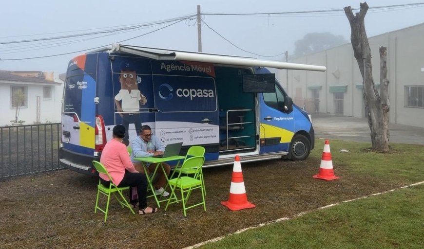 Agência Móvel da Copasa retorna a Guaxupé e leva atendimento facilitado ao bairro Vale Verde