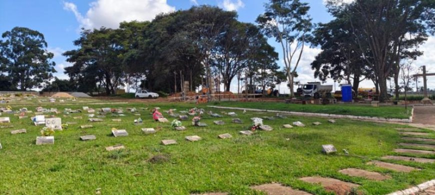 Cemitério Parque Alto da Colina está sendo revitalizado em Guaxupé