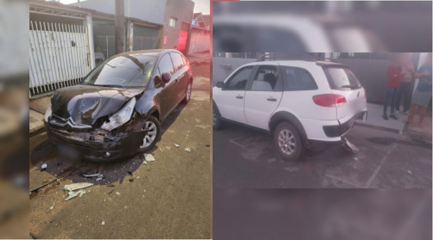 Motorista embriagado bate em carro estacionado e é preso em Conceição da Aparecida