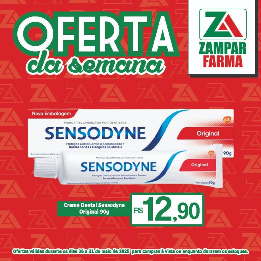 Ofertas dos dias 26 a 31 de maio na Zampar Farma