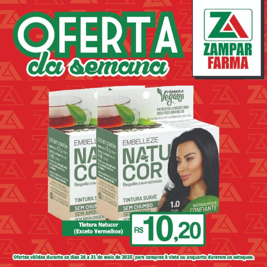 Ofertas dos dias 26 a 31 de maio na Zampar Farma