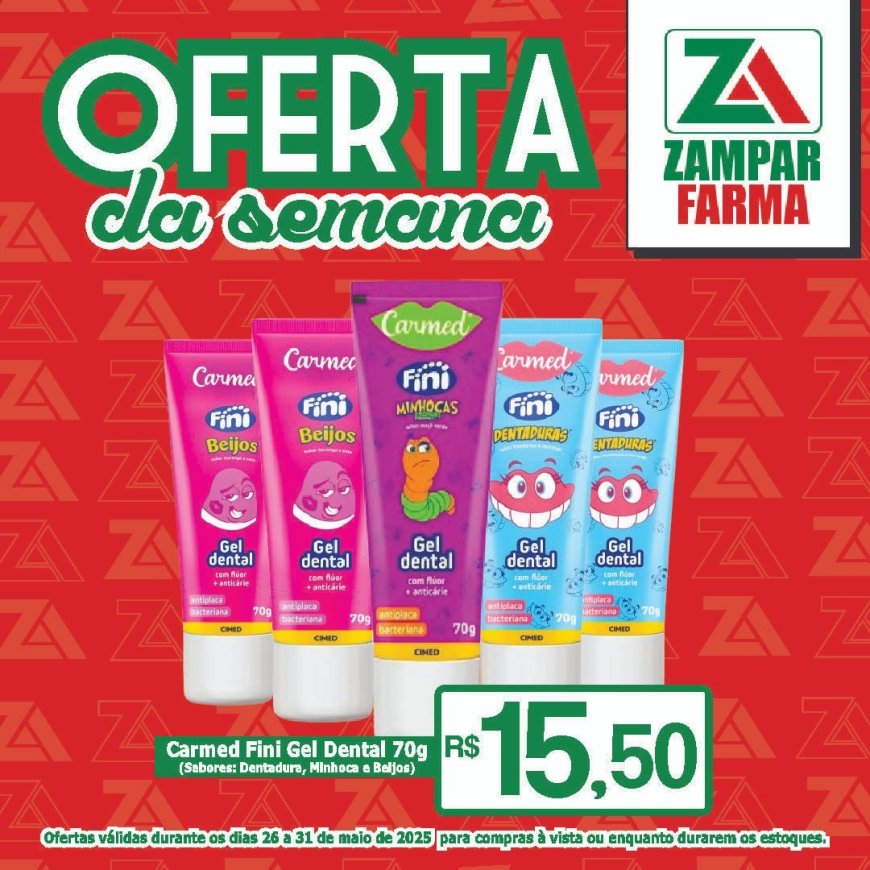 Ofertas dos dias 26 a 31 de maio na Zampar Farma