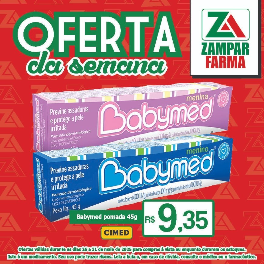 Ofertas dos dias 26 a 31 de maio na Zampar Farma