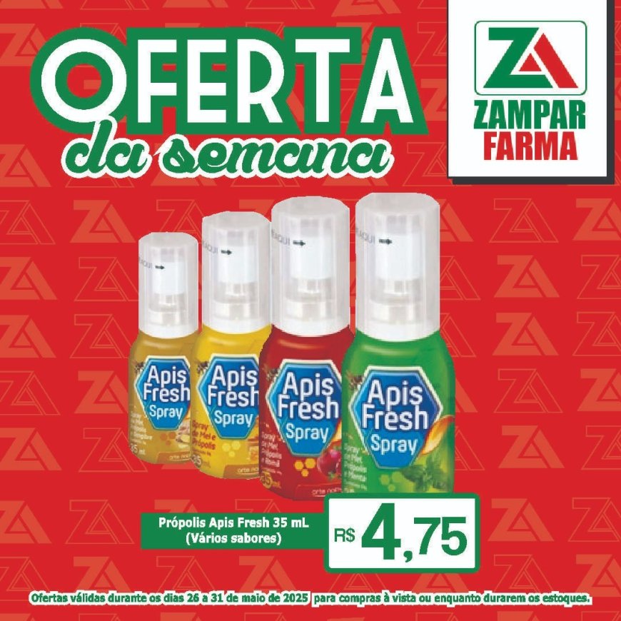 Ofertas dos dias 26 a 31 de maio na Zampar Farma