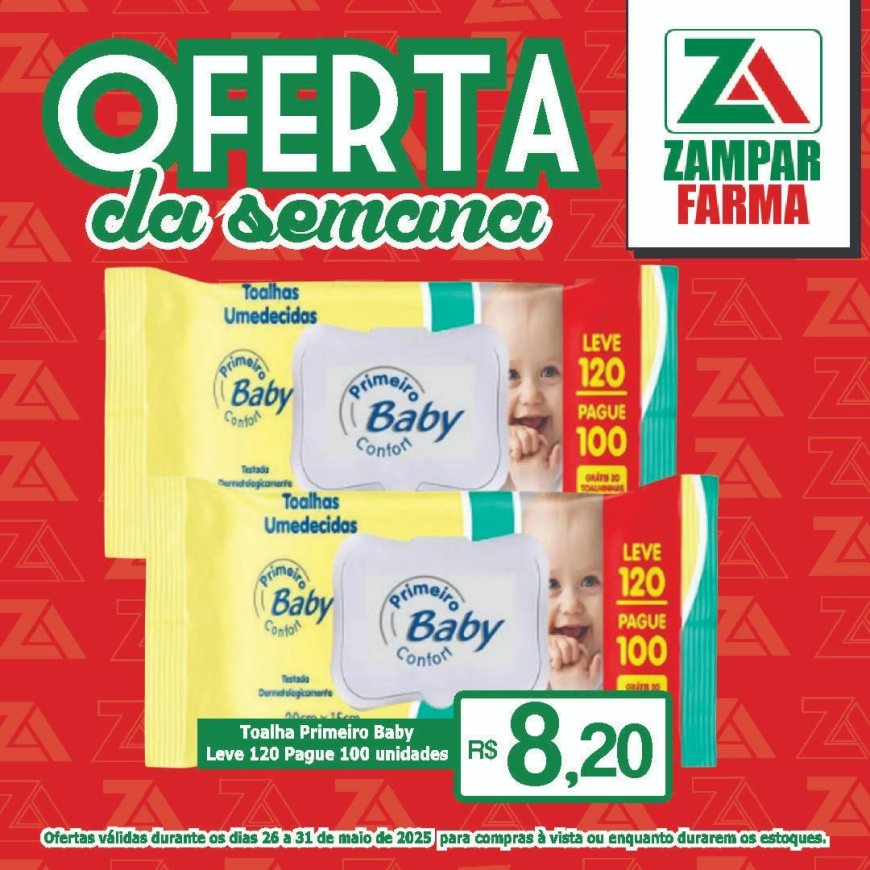 Ofertas dos dias 26 a 31 de maio na Zampar Farma