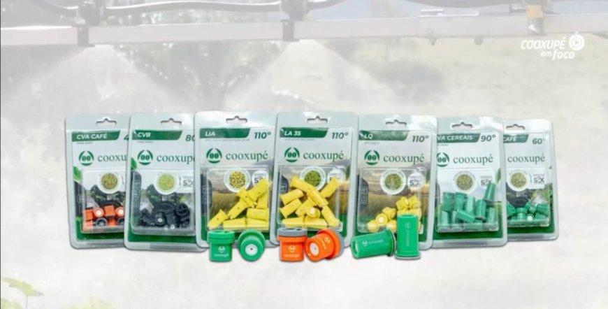 Cooxupé lança linha própria de bicos de pulverização