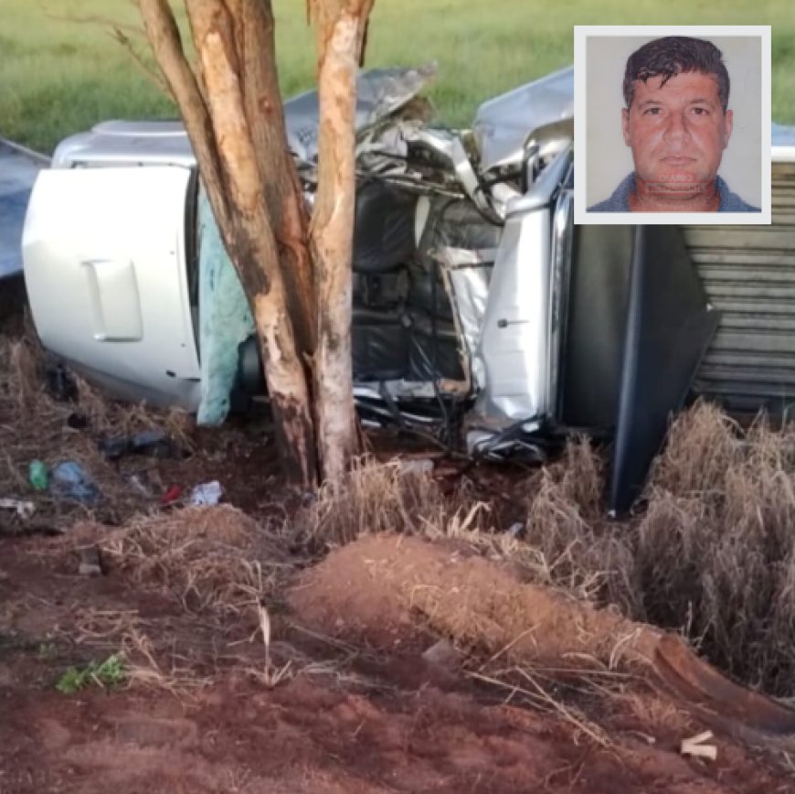 Condutor que morreu ao bater em árvore na MG-179 era morador de Alfenas