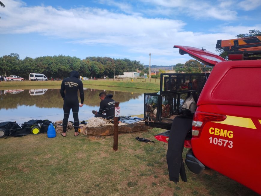 Corpo é encontrado na represa de Monte Santo de Minas após dois dias de buscas