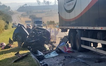 Pai e filho morrem em gravíssimo acidente entre Vargem Grande do Sul e São Sebastião da Grama