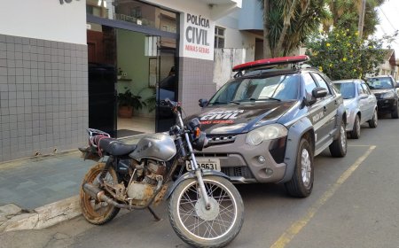 Motocicleta adulterada foi apreendida pela Polícia Civil no Sul de Minas