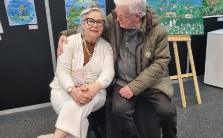 Guaxupeano Henry Vitor “abraça a vida de novo”, com arte e casamento aos 86 anos