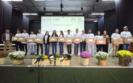 Emater-MG entrega notebooks a jovens rurais para fortalecer a gestão nas propriedades