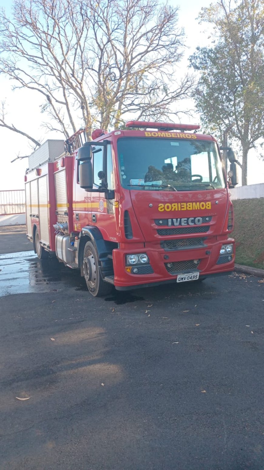 Secador de café provoca incêndio em telhado na zona rural de Guaxupé