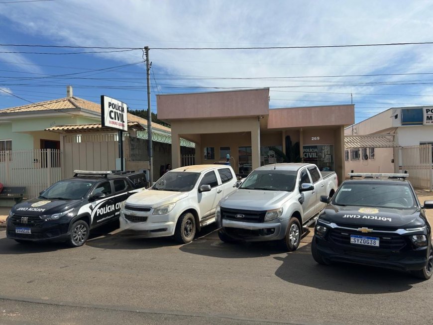 Campo Seguro: Policiais civis cumprem mandados de busca e apreensão na região, com a prisão de três integrantes de quadrilha criminosa