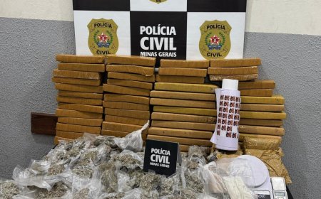 Homem de 27 anos é preso com 50 Kg de maconha e 700 pinos de cocaína no Sul de Minas