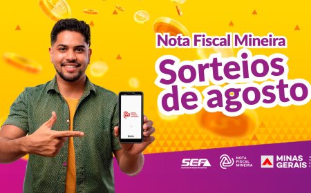 Nota Fiscal Mineira vai pagar mais de meio milhão de reais em agosto