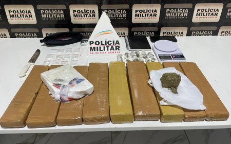 Policiais prendem homem de 37 anos por tráfico de drogas e apreendem vários materiais ilícitos em Guaxupé