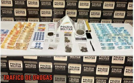 Jovem com "dry ice" e haxixe é preso no Jardim Planalto, em Guaxupé