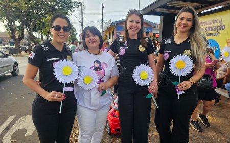 Polícia Civil participa de mobilizações pela igualdade e pelo fim da violência em Guaxupé