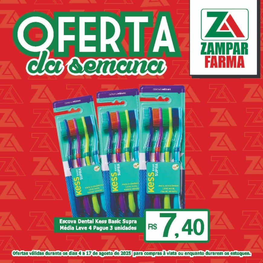 Ofertas da semana na Zampar Farma