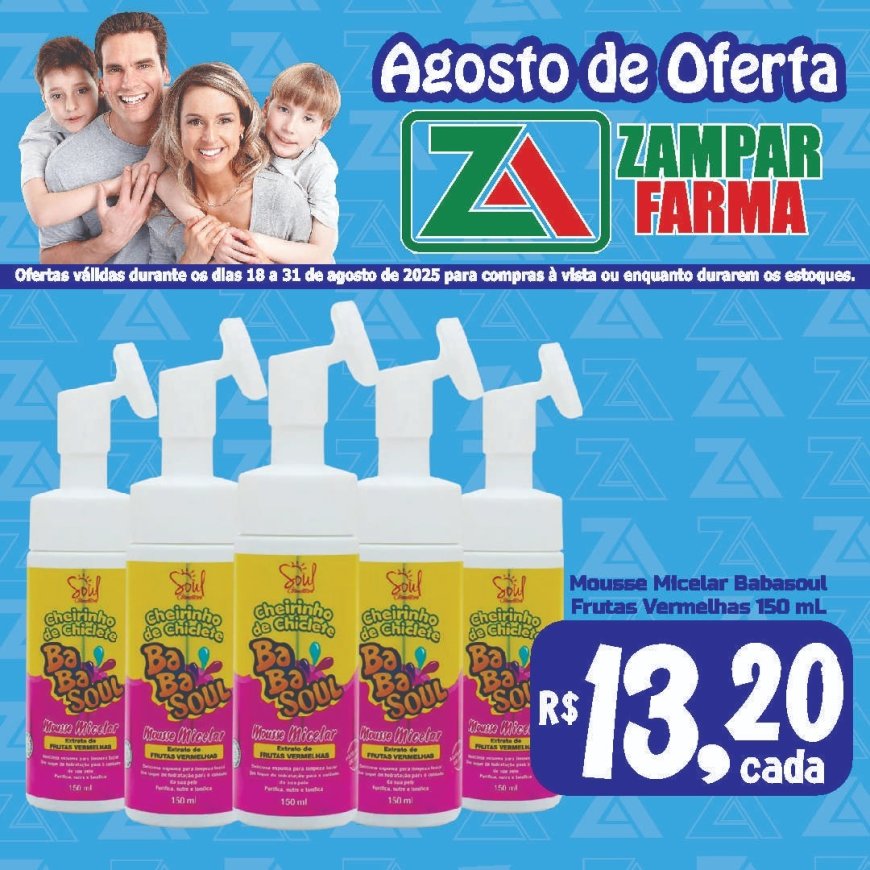 Agosto de Ofertas na Zampar Farma