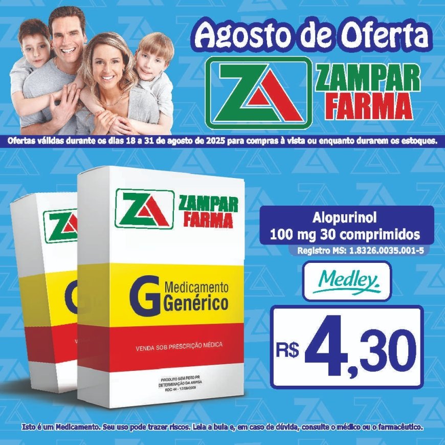 Agosto de Ofertas na Zampar Farma