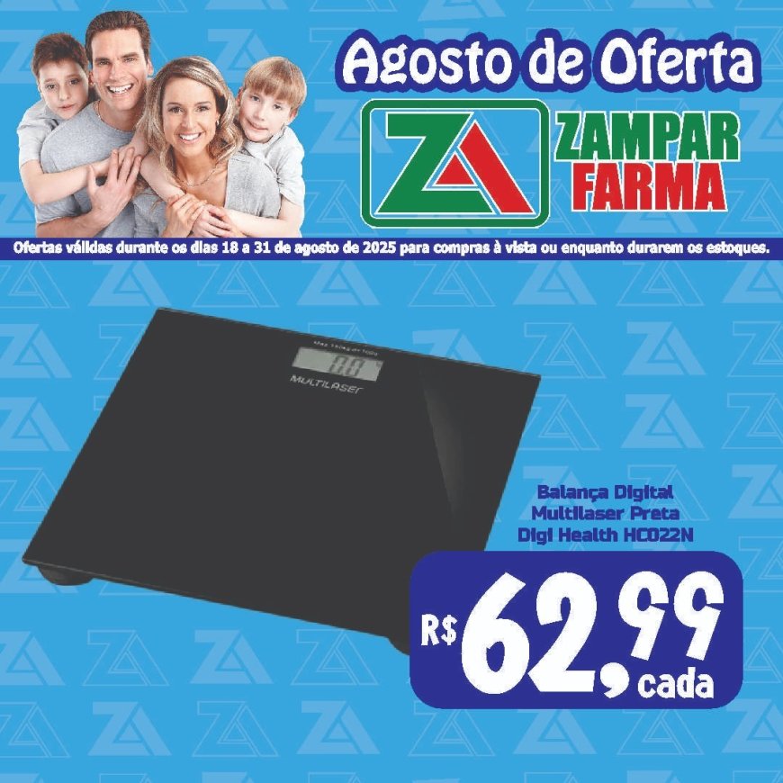Agosto de Ofertas na Zampar Farma