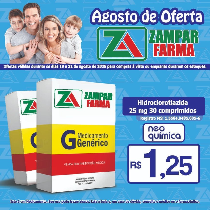 Agosto de Ofertas na Zampar Farma
