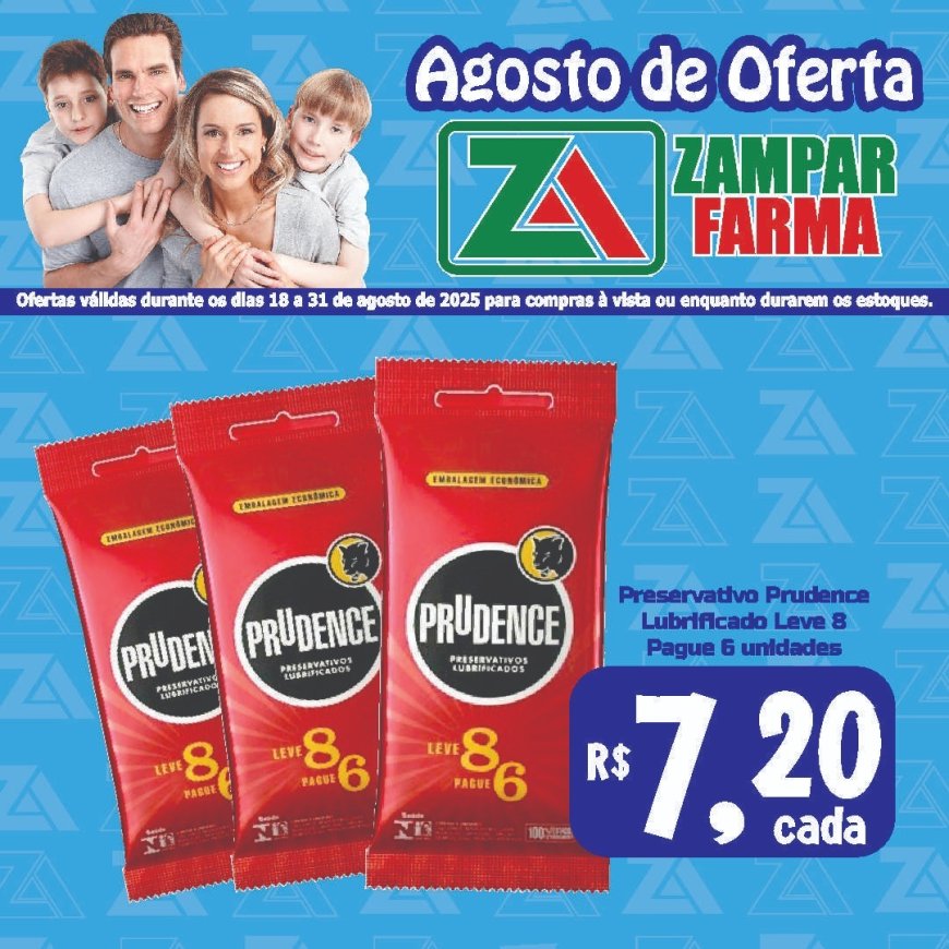 Agosto de Ofertas na Zampar Farma