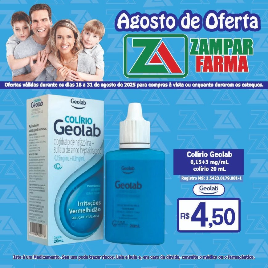 Agosto de Ofertas na Zampar Farma