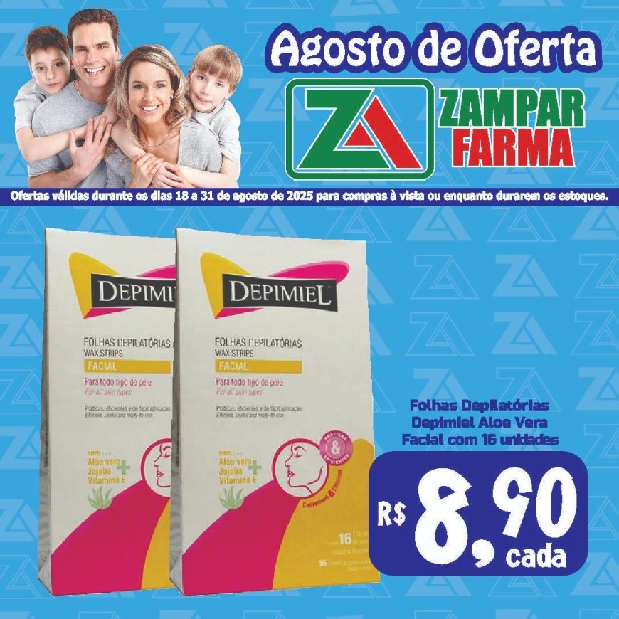Agosto de Ofertas na Zampar Farma