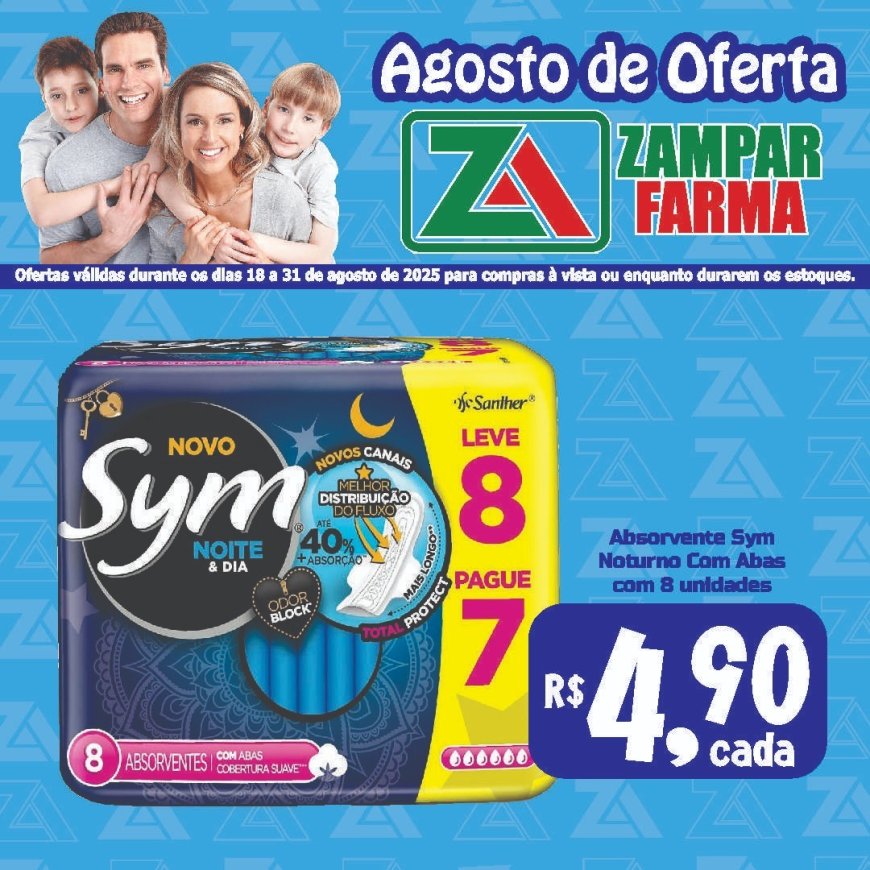 Agosto de Ofertas na Zampar Farma