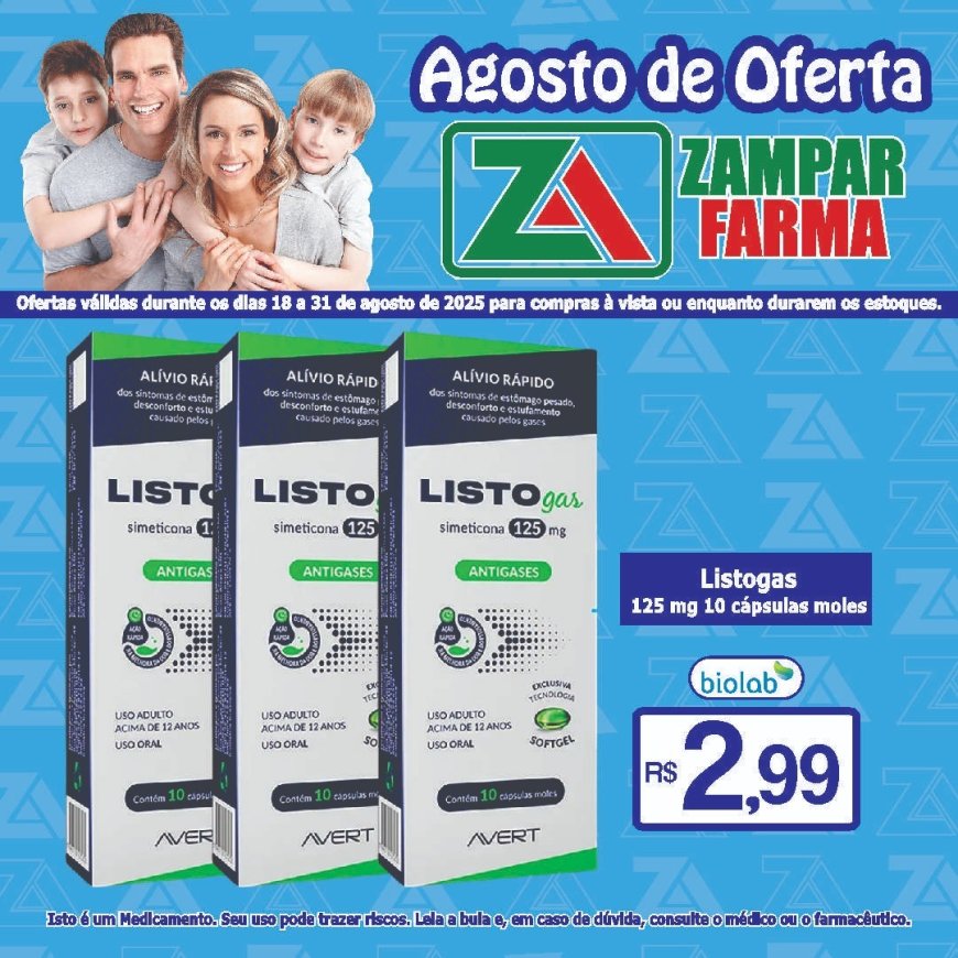 Agosto de Ofertas na Zampar Farma
