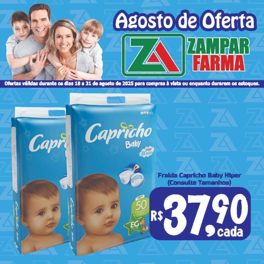Agosto de Ofertas na Zampar Farma