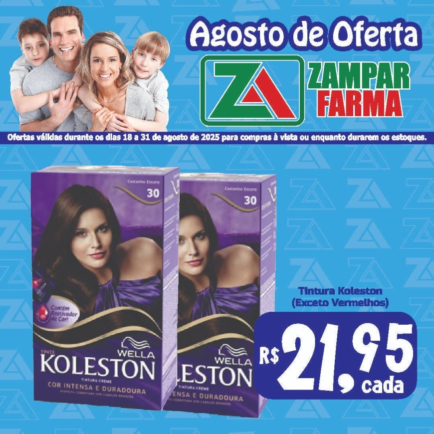 Agosto de Ofertas na Zampar Farma