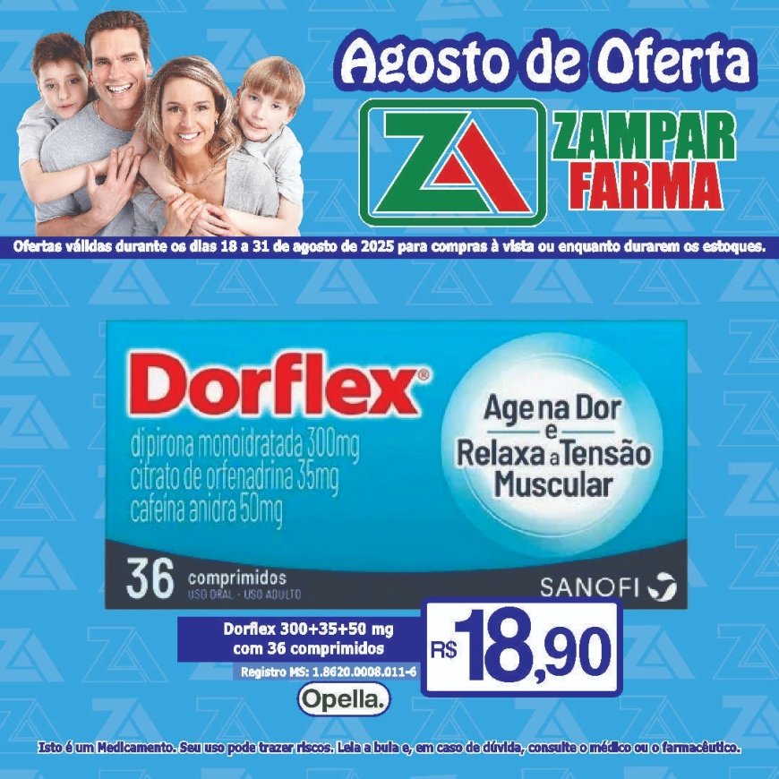 Agosto de Ofertas na Zampar Farma