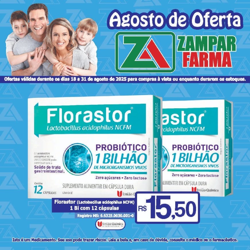 Agosto de Ofertas na Zampar Farma
