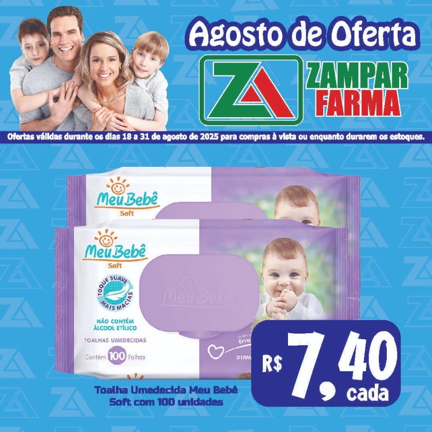 Agosto de Ofertas na Zampar Farma