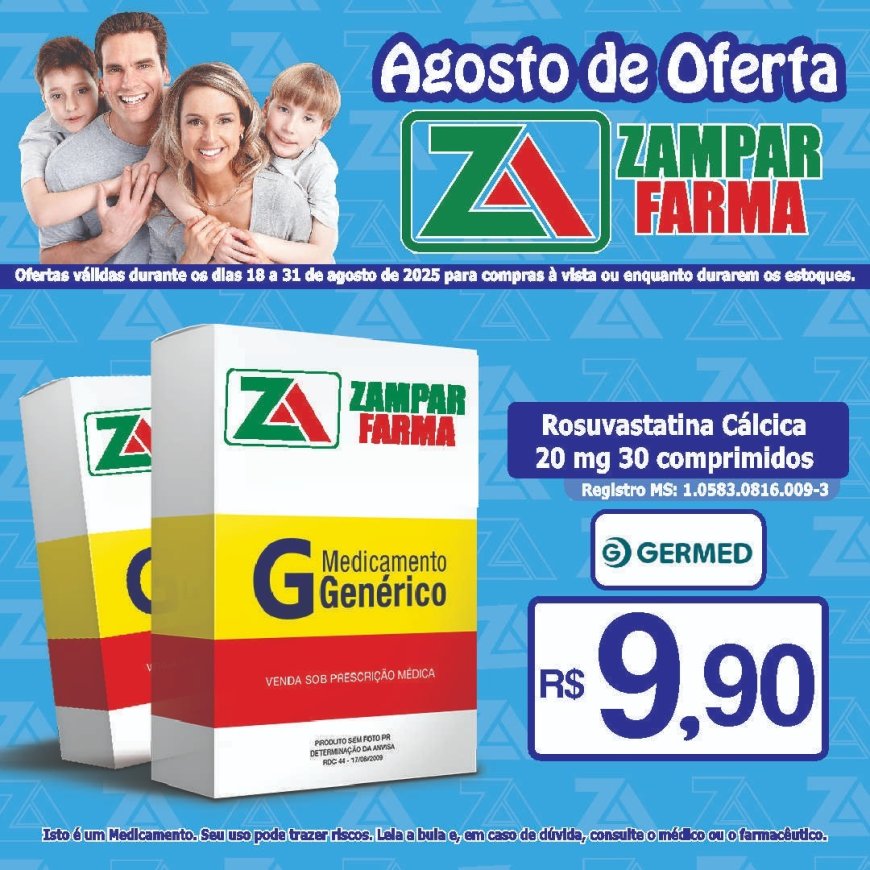 Agosto de Ofertas na Zampar Farma