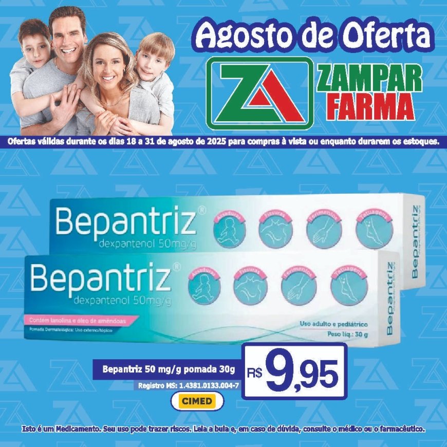Agosto de Ofertas na Zampar Farma