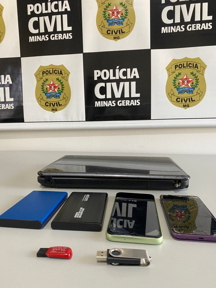 Polícia Civil prende indivíduo de 59 anos por armazenar material pornográfico infantil no Sul de Minas