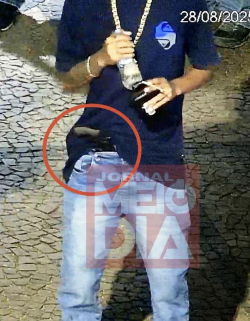 Jovem de 19 anos é preso portando revólver durante show da dupla César Menotti e Fabiano em Arceburgo