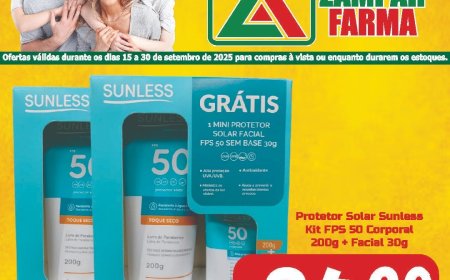 Ofertas de Setembro na Zampar Farma