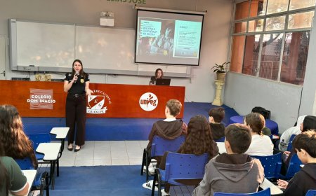 Polícia Civil promove palestra sobre bullying e segurança digital em Guaxupé