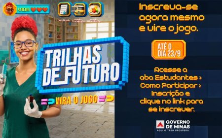 Trilhas de Futuro oferece cursos técnicos gratuitos para estudantes mineiros