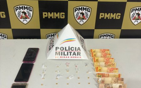 PM realiza prisão de autora por tráfico de drogas em Guaxupé