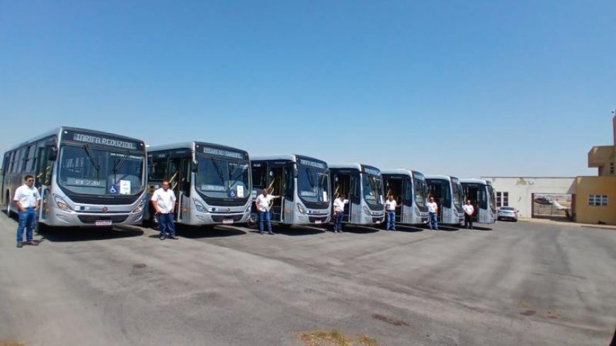 Prefeitura de Guaxupé apresenta frota de ônibus do Programa Transporte Renovado