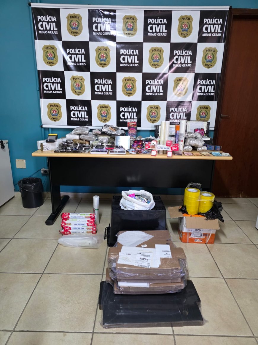 Drogas transportadas em caixas de sapatos infantis foram apreendidas pela Polícia de Paraíso